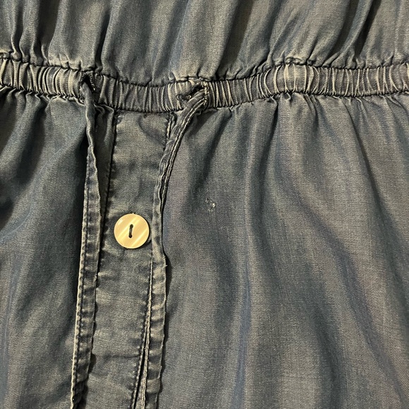 Tommy Bahama Women’s Chambray Off the shoulder Midi dress WITH POCKETS! - Picture 3 of 6